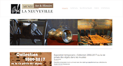 Desktop Screenshot of museelaneuveville.ch